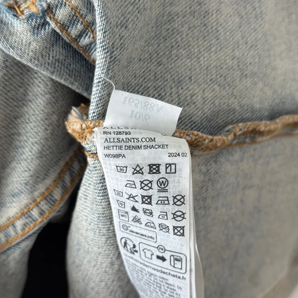 ALL SAINTS Hettie Denim Jacket 4